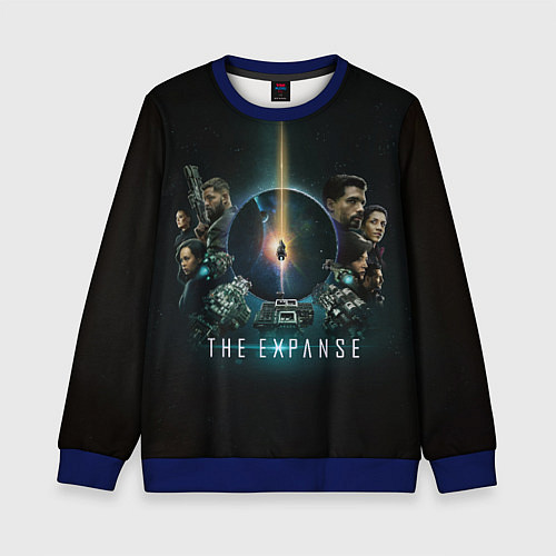 Детский свитшот The Expanse арт / 3D-Синий – фото 1