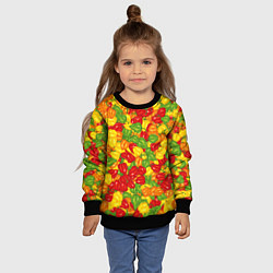 Свитшот детский Острый перц Хабанеро, цвет: 3D-черный — фото 2