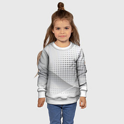 Свитшот детский Стальной градиент, цвет: 3D-белый — фото 2