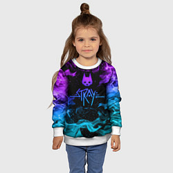 Свитшот детский Stray fire, цвет: 3D-белый — фото 2