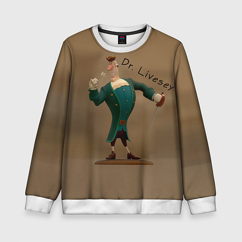 Детский свитшот Доктор Ливси / 3D-Белый – фото 1