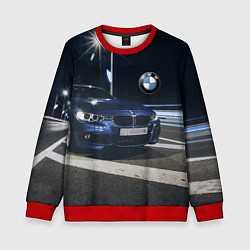 Детский свитшот BMW на ночной трассе