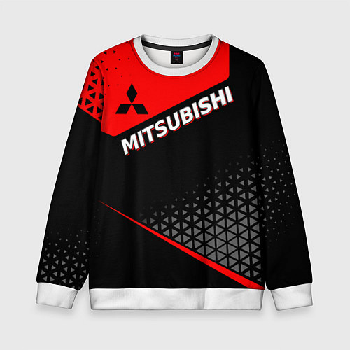 Детский свитшот Mitsubishi - Красная униформа / 3D-Белый – фото 1