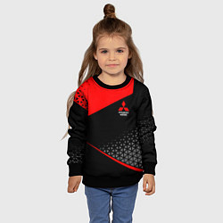 Свитшот детский Mitsubishi - Sportwear, цвет: 3D-черный — фото 2