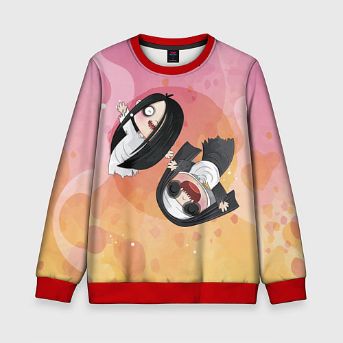 Детский свитшот HALLOWEEN ХЭЛЛУИН / 3D-Красный – фото 1