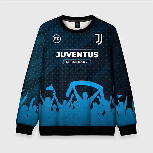 Детский свитшот Juventus legendary форма фанатов / 3D-Черный – фото 1