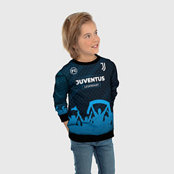 Свитшот детский Juventus legendary форма фанатов, цвет: 3D-черный — фото 2