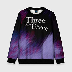 Детский свитшот Three Days Grace lilac