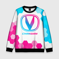 Детский свитшот Changan neon gradient style