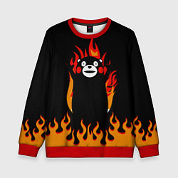 Детский свитшот Восхваляющий Кумамон - Тайна Кумамона