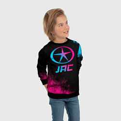 Свитшот детский JAC - neon gradient, цвет: 3D-черный — фото 2