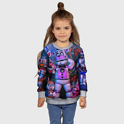 Свитшот детский Фантайм Фредди, цвет: 3D-меланж — фото 2