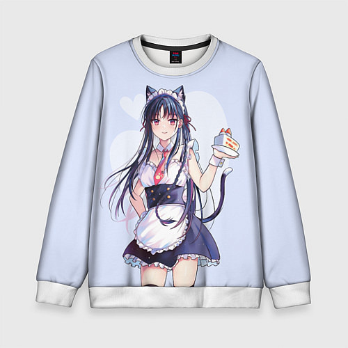 Детский свитшот Сузуне Хорикита / 3D-Белый – фото 1