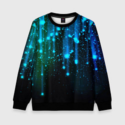 Свитшот детский Space - starfall, цвет: 3D-черный