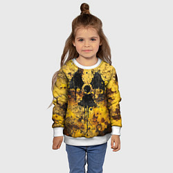 Свитшот детский Rusty radiation, цвет: 3D-белый — фото 2