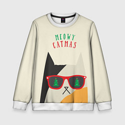 Детский свитшот Meowy catwas