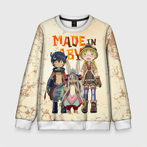 Детский свитшот Made in Abyss / 3D-Белый – фото 1