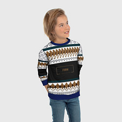 Свитшот детский Как белый свитер из 90х FIRM, цвет: 3D-синий — фото 2
