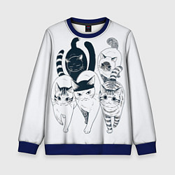 Детский свитшот Любопытные кошки