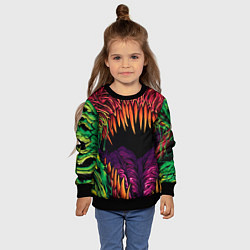 Свитшот детский Пacть скин, цвет: 3D-черный — фото 2