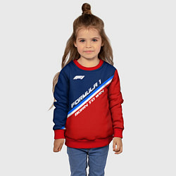 Свитшот детский Формула 1 - рожденный побеждать, цвет: 3D-красный — фото 2