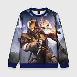 Свитшот детский Destiny воин, цвет: 3D-синий