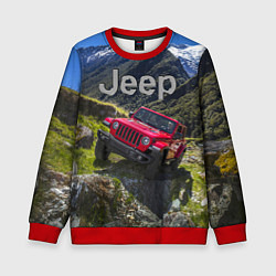 Детский свитшот Chrysler Jeep Wrangler Rubicon - горы