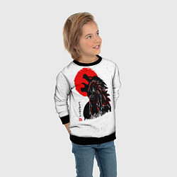 Свитшот детский Dragon Ball красная луна, цвет: 3D-черный — фото 2