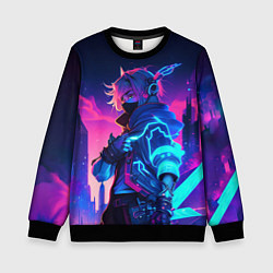 Детский свитшот Cyber boy Genshin