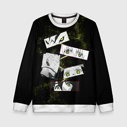 Свитшот детский Обличия Фуши: Для тебя бессмертный, цвет: 3D-белый