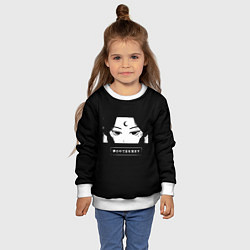 Свитшот детский Девочка луна - Сейлор Мун, цвет: 3D-белый — фото 2