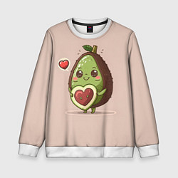 Детский свитшот Влюбленный авокадо - парные