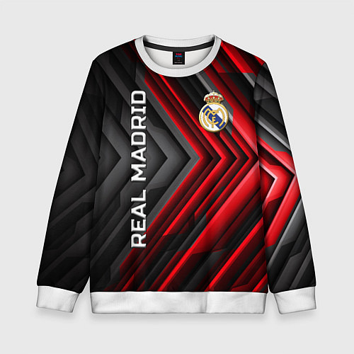 Детский свитшот Real Madrid art / 3D-Белый – фото 1