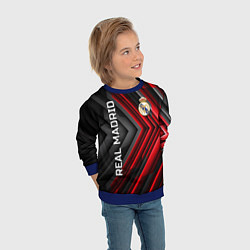 Свитшот детский Real Madrid art, цвет: 3D-синий — фото 2