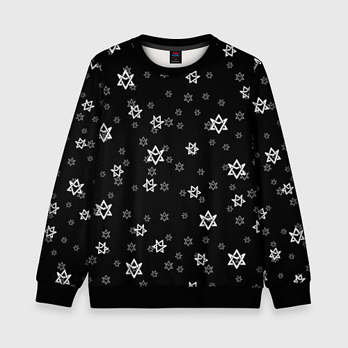 Детский свитшот Astro emblem pattern / 3D-Черный – фото 1