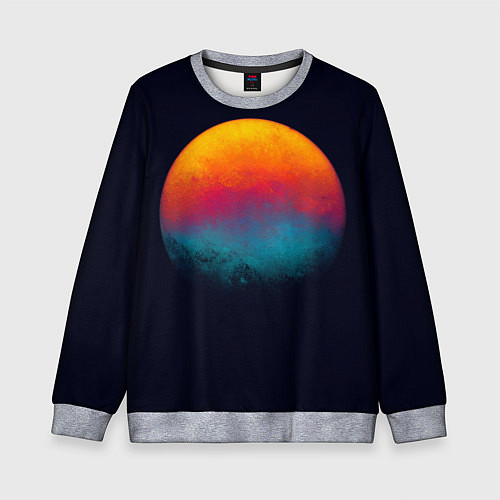 Детский свитшот Space overflow / 3D-Меланж – фото 1