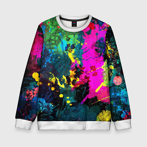 Детский свитшот Фиеста цвета / 3D-Белый – фото 1