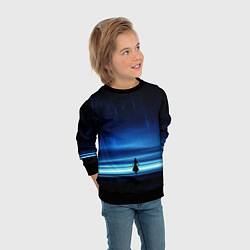 Свитшот детский Покорительница космоса, цвет: 3D-черный — фото 2