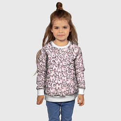 Свитшот детский Буквы: весна, цвет: 3D-белый — фото 2