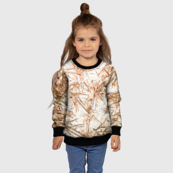 Свитшот детский Резкие контуры, цвет: 3D-черный — фото 2