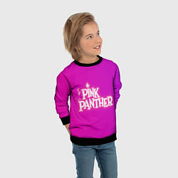 Свитшот детский Pink panther, цвет: 3D-черный — фото 2