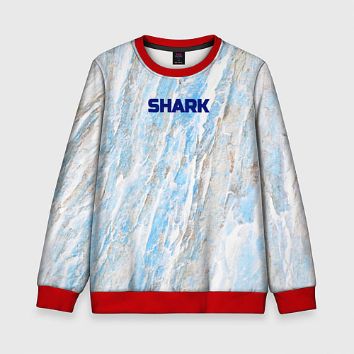 Детский свитшот Акула жизни / 3D-Красный – фото 1