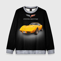 Детский свитшот Американский спорткар Chevrolet Corvette Stingray