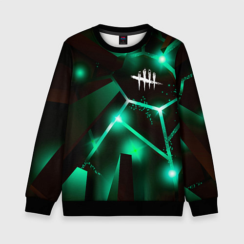 Детский свитшот Dead by Daylight разлом плит / 3D-Черный – фото 1