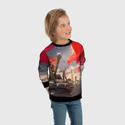 Свитшот детский Победа! 9 Мая, цвет: 3D-черный — фото 2