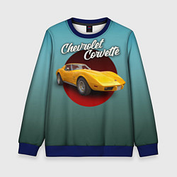 Детский свитшот Американский спорткар Chevrolet Corvette Stingray