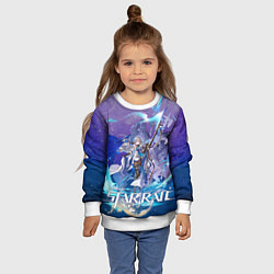 Свитшот детский Броня Хонкай Стар Рейл, цвет: 3D-белый — фото 2