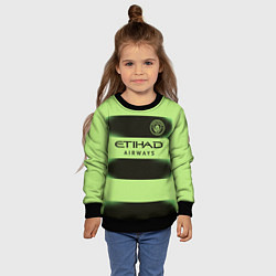 Свитшот детский Джек Грилиш Манчестер Сити форма 2223 третья, цвет: 3D-черный — фото 2