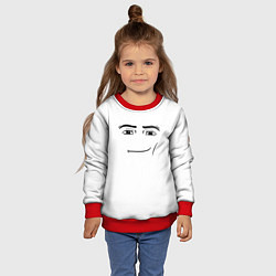 Свитшот детский Одежда Man Face Roblox, цвет: 3D-красный — фото 2