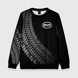 Детский свитшот BYD tire tracks
